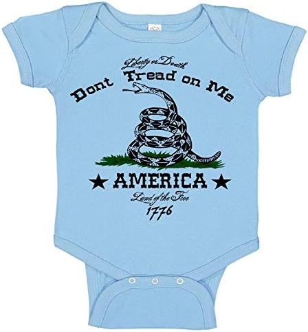 לא לדרוך עלי חירות או מוות צבאי נושאים גדסדן דגל תינוק בגד גוף רומפר סרבל תינוקות