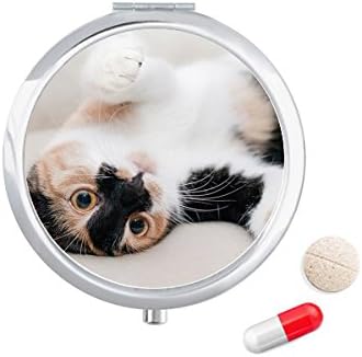 קיטי חתול פסים להירגע שינה בעלי החיים גלולת מקרה כיס רפואת אחסון תיבת מיכל מתקן