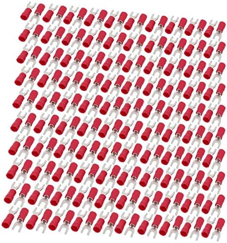 200 יחידות סו 3.5-4 מבודד מראש סוג מלחץ מסוף אדום עבור אוג 14-12 חוט (200 יחידות סו 3.5-4 מראש מסועף סוג מלחץ מסוף אדום פארא אוג 14-12