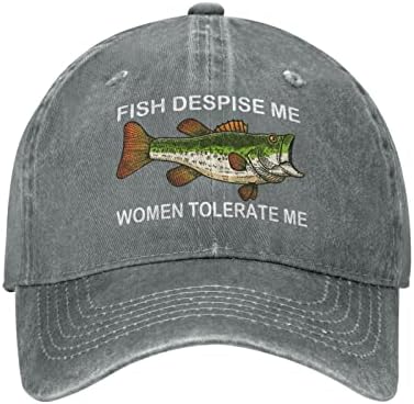 מצחיק דיג כובע דגים לבוז לי נשים לסבול לי כובע גברים בייסבול כובעי מגניב כובע