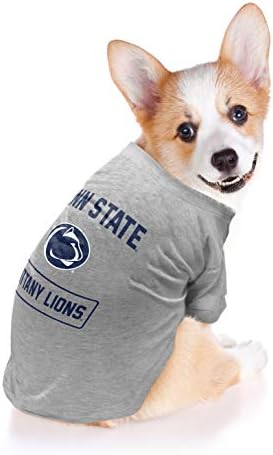LittleArth NCAA יוניסקס-מבוגרים-חולצת חיות מחמד עם לוגו צוות ושם