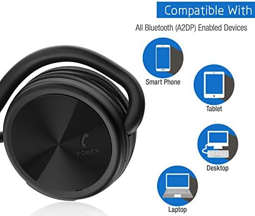 Besign Sh03 Sports Bluetooth 4.1 אוזניות, אוזניות סטריאו אלחוטיות לריצה עם מיקרופון לזרם מוזיקה אלחוטית וקריאה חינם, עד 25 שעות זמן מוזיקה