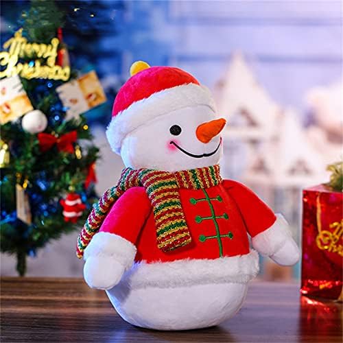 עיצוב מלא חג המולד עיצוב ממולא לחג המולד איש שלג קטיפה בובת כרית קטיפה רכה חג המולד מקלטים ציוד קישוטי בית