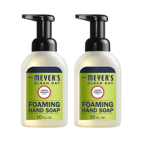 סבון ידיים מקציף יום נקי של גברת מאייר, ריח ורבנה לימון, 10 אונקיות