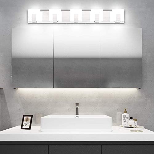 מודרני הוביל יהירות אור לאמבטיה חלבית לבן אקריליק למעלה ולמטה אמבטיה קיר אור גופי מעל מראה