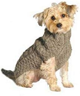 סוודר כלבים כבלים צוננים, 3x-גדולים, אפור