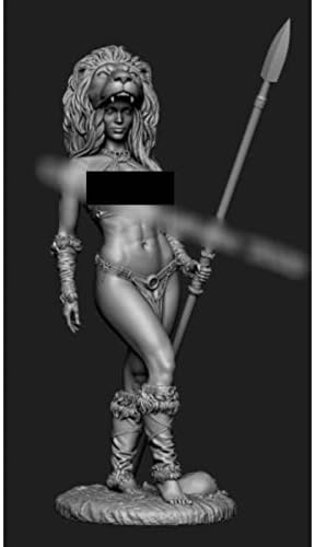 גודמואל 54 ממ עתיק שבטי נשי לוחם שרף איור ערכת, אינו מורכב ולא צבוע מיניאטורות