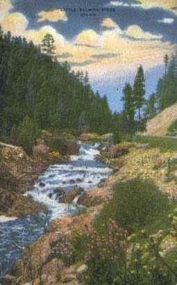 נהר סלמון, גלויה של איידהו