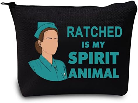 LEVLO MILDREAD אחות תיק קוסמטיקה תכנית טלוויזיה בהשראת מתנה Ratched היא תיק הרוכסן של בעלי החיים שלי.