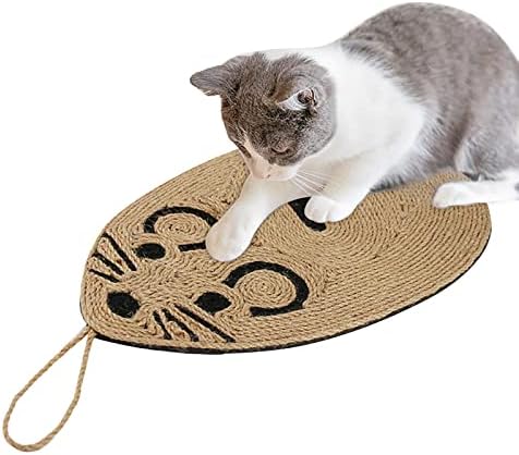 סיסל חתול משטח שריטה אופקי חתול רצפת משטח שריטה שטיח הגנת שטיח וספה סיסל חתול לנשום
