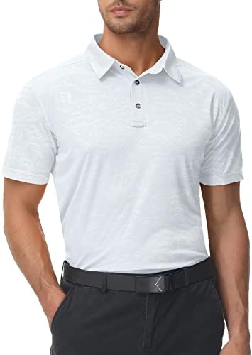 חולצת פולו גולף לגברים שרוול קצר חולצות פולו טקטי חולצת טניס מזדמנת