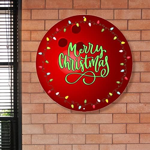 Madcolitote דיסק מעופף שלט מתכת מצחיק כדור מצחיק ספורט בברכה שלט דלת חג המולד מותאם אישית זר וינטג
