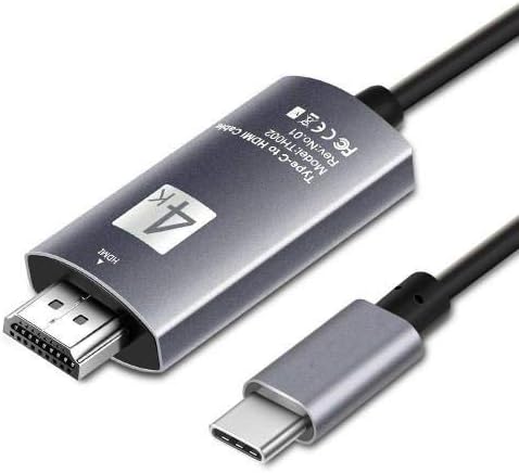 כבל ל- Nokia G20 - SmartDisplay כבל - USB Type -C ל- HDMI, USB C/HDMI כבל עבור Nokia G20 - Jet Black