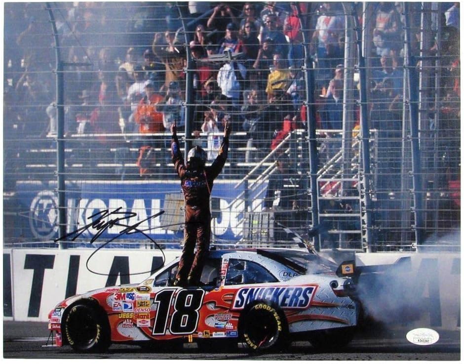 קורט בוש חתימה 11x14 צילום מירוץ NASCAR JSA - תמונות NASCAR עם חתימה