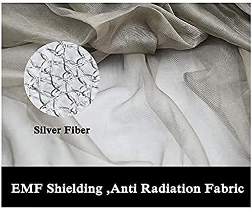 EMF מגנה על רשת נושמת, חוסם קרינה/EMF/WiFi/5G & RF אחר, 1.5M/59in חליפת רוחב לייצור חופה אנטי קרינה מיטת קרינה