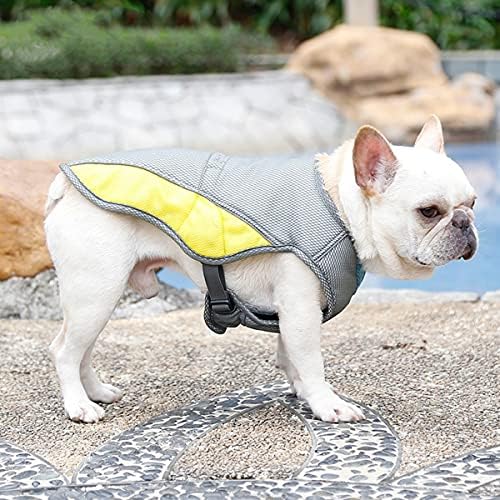 GAX נוח כלב חיות מחמד אפוד קירור קיץ, הגנה על שמש בגדי מכת חום קלים עם אבזם מתכוונן לכלבים חיצוניים אימוני הליכה טיולים רגליים, XL