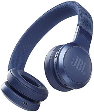 JBL LIVE 460NC - אוזניות מבטלות רעש על האוזן אלחוטי עם חיי סוללה ארוכים ועוזרי קול שליטה - כחול