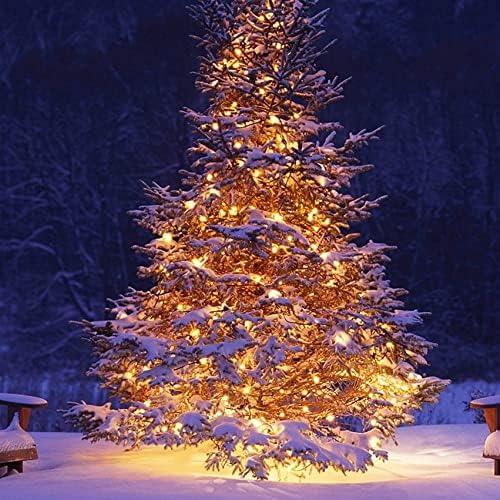 אורות חג המולד המופעלים באמצעות סוללות, 2 מארז 16 רגל 50 אורות מחרוזת מיני שקופים, אורות פיות עמידים למים עם 8 מצבים קישוטי חג המולד לעיצוב