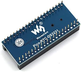 Coolwell Waveshare Precision Module RTC לסדרת Raspberry Pi Pico, Chip DS3231 עם כותרת PIN עיצוב הניתן לערימה