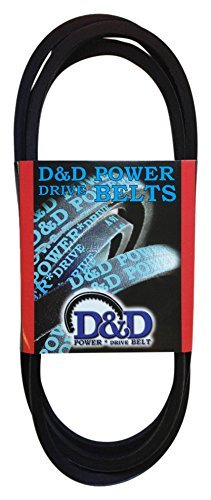 D&D Powerdrive 73345 V חגורה, רוחב 0.38 אינץ ', גומי