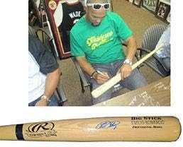 אמיליו בונאפציו חתימה/חתום עטלף אפר - עטלפי MLB עם חתימה