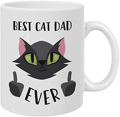 מיסאידו מצחיק חתול אבא ספל קפה לאוהבי חתולים, חתול מאהב מתנות הטוב ביותר חתול אבא אי פעם בעל חיית המחמד מתנה קפה ספל תה כוס, מתנת יום
