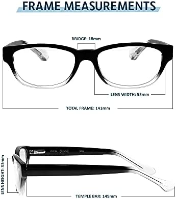 ברור זכוכית קריאת משקפיים אמיתי זכוכית עדשות ב אופנתי אצטט מסגרת זמין בקריאת הגדלה + 0.25 כדי +3.00