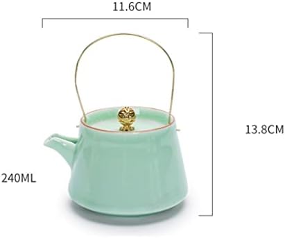 UXZDX STARRY SKY סיר תה, סיר תה סיני נוף מסורתי סיר תה קרמיקה קומקום פרח קומקום