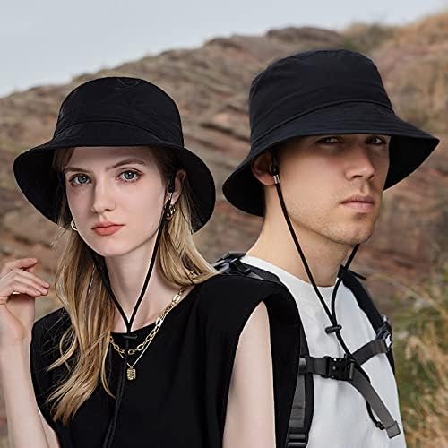 נשים מגן חוף כובע מתכוונן דלי כובע שמש כובעי חיצוני רחב ברים חיצוני נשים טרנדי טיולים כובעי קיץ דיג כובע