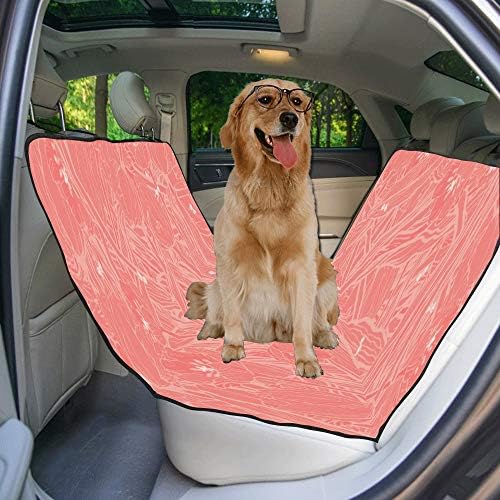 עיצוב מותאם אישית עם סגנון פרחים פירות הדפסת רכב מושב מכסה לכלבים עמיד למים החלקה עמיד רך לחיות מחמד רכב מושב כלב רכב ערסל עבור מכוניות