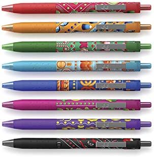 Paper Mate Inkjoy 300RT עטים כדוריים, נקודה בינונית, 1.0 ממ, צבעי פופ ממתקים, 8 ספירה