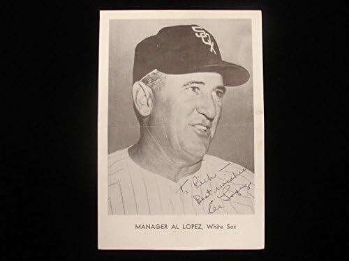 אל לופז חתימה את ג'יי משנות השישים הוצאת שיקגו ווייט סוקס תצלום - תמונות MLB עם חתימה