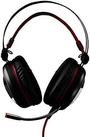 אוזניות משחקי Xenics H3 Pro עם כרטיס קול מעולה 7.1, רטט בס, אור LED, בקרת קו בשורה