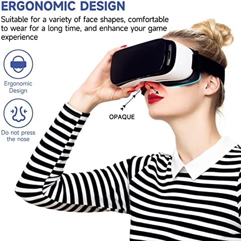 כיסוי פנים VR ופס זיעה תואם למטא/Oculus Quest 2 אביזרים, מסכת כרית פנים סיליקון סיליקון אטום-זיעה כרית פנים וכרית פנים לאוזניות Oculus