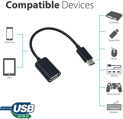 מתאם OTG USB-C 3.0 תואם ל- LG 15Z990-U.AAS5U1 שלך לפונקציות מהירות, מאומתות, מרובות שימוש כמו מקלדת, כונני אגודל, עכברים וכו '.