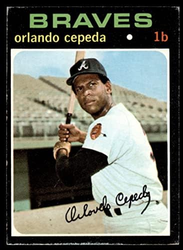1971 Topps 605 Orlando Cepeda Atlanta Braves Ex Braves