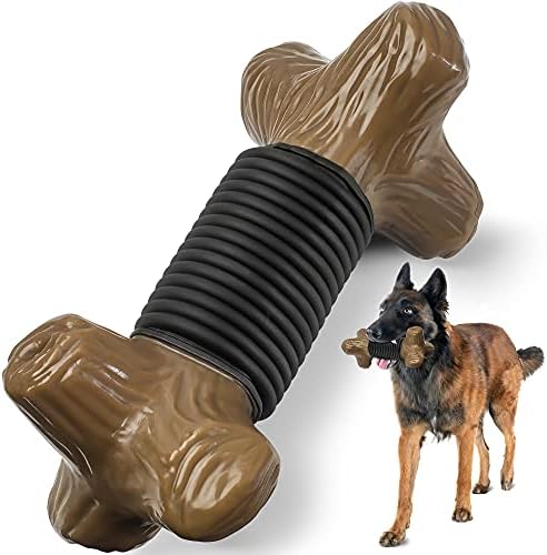 צעצועי כלבים עמידים אגרסיביים צעצועים לעיסה לכלבים גדולים, צעצוע של כלבים קשוחים למקל קשוח לעיסה בגזע בינוני, צעצועים גדולים של גזע בינוני,