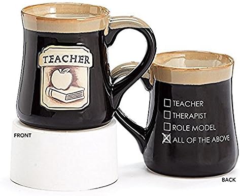 מורה, מטפל, ספל קפה פורצלן מודל לחיקוי