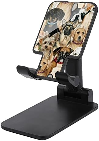 טלפון סלולרי חלקה של כלב עמדת טלפונים מתקפלים על עריסה מתכווננת אביזרי שולחן עבודה עריסה לשולחן העבודה