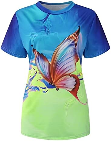2023 בגדי אופנה קצר שרוול צווארון עגול כותנה גרפי חולצה חולצת טי לנערות למעלה קיץ סתיו גבירותיי