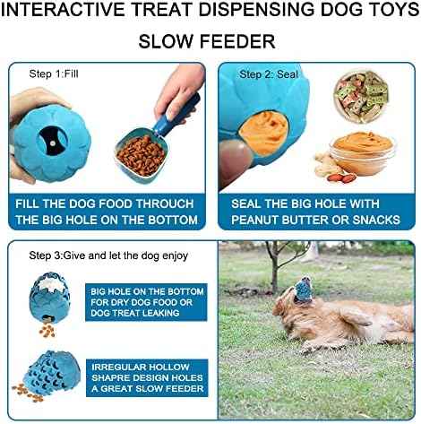 צעצועי כלבים של YCLWBG לכלבים גדולים לעיסה אגרסיבית, צעצועי כלבים בלתי ניתנים להריסה לעיסות אגרסיביות, צעצועי כלבים עמידים חלב צעצועים