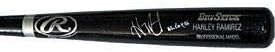 האנלי רמירז רוי 2006 חתימה/חתומה של רולינגס שחור עטלף גדול - עטלפי MLB עם חתימה