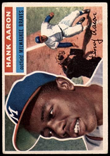 1956 Topps 31 Hank Aaron Milwaukee Braves Braves טובים