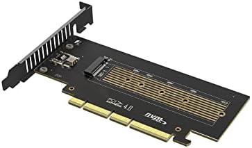 JEYI PCIE 4.0 X4 מתאם עבור NGSFF NF1 M.3 NVME 110 ממ SSD - PCI Express 4.0 מתאם מארח 4 מסלולים