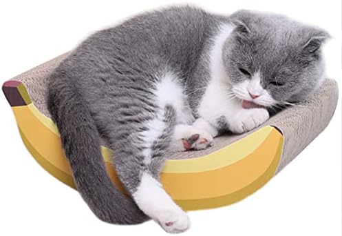 בננה בצורת חתול מגרד לוח, אנטי חתול גרדן מיטה, חיות מחמד חתול צעצועים, טחינת נייל מגרד, מחצלת אימון טחינת טופר