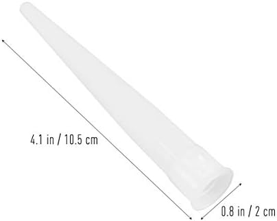 דויטול צבע לבן לבן סיליקון קילק 30 יחידות חרירי קפיץ- טיפים מפלסטיק פלסטי